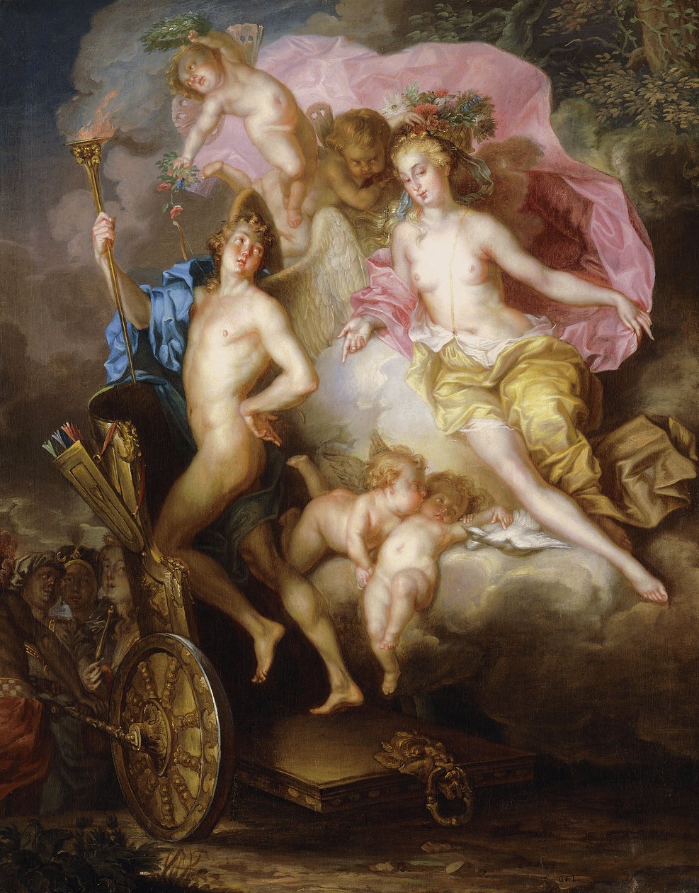 The Triumph of Venus and Cupid with Cupid