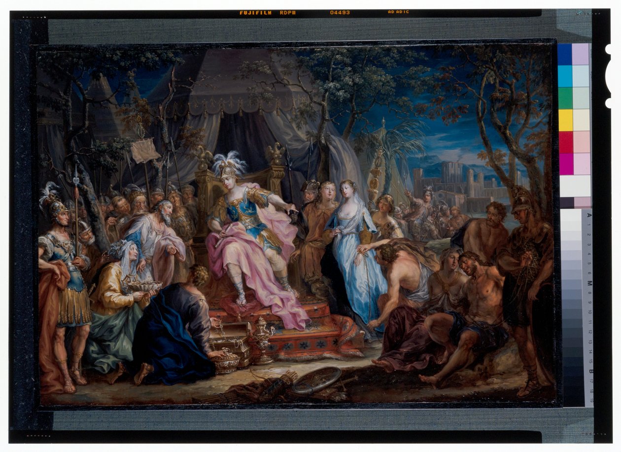 The Abstinence of Scipios by Johann Georg Platzer