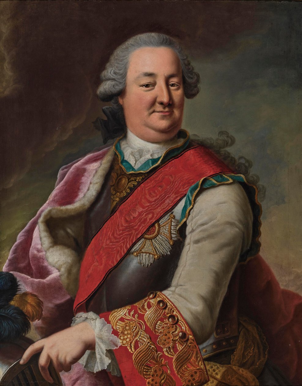 Portrait of Karl August, Prince of Waldeck and Pyrmont (1704-1763) by Johann Georg Ziesenis