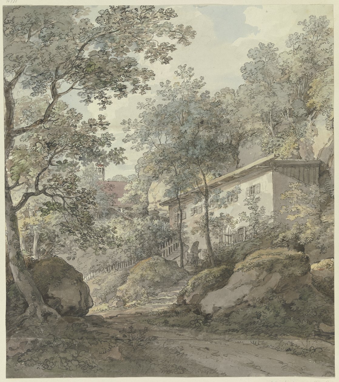 Architectural Study by Johann Georg von Dillis