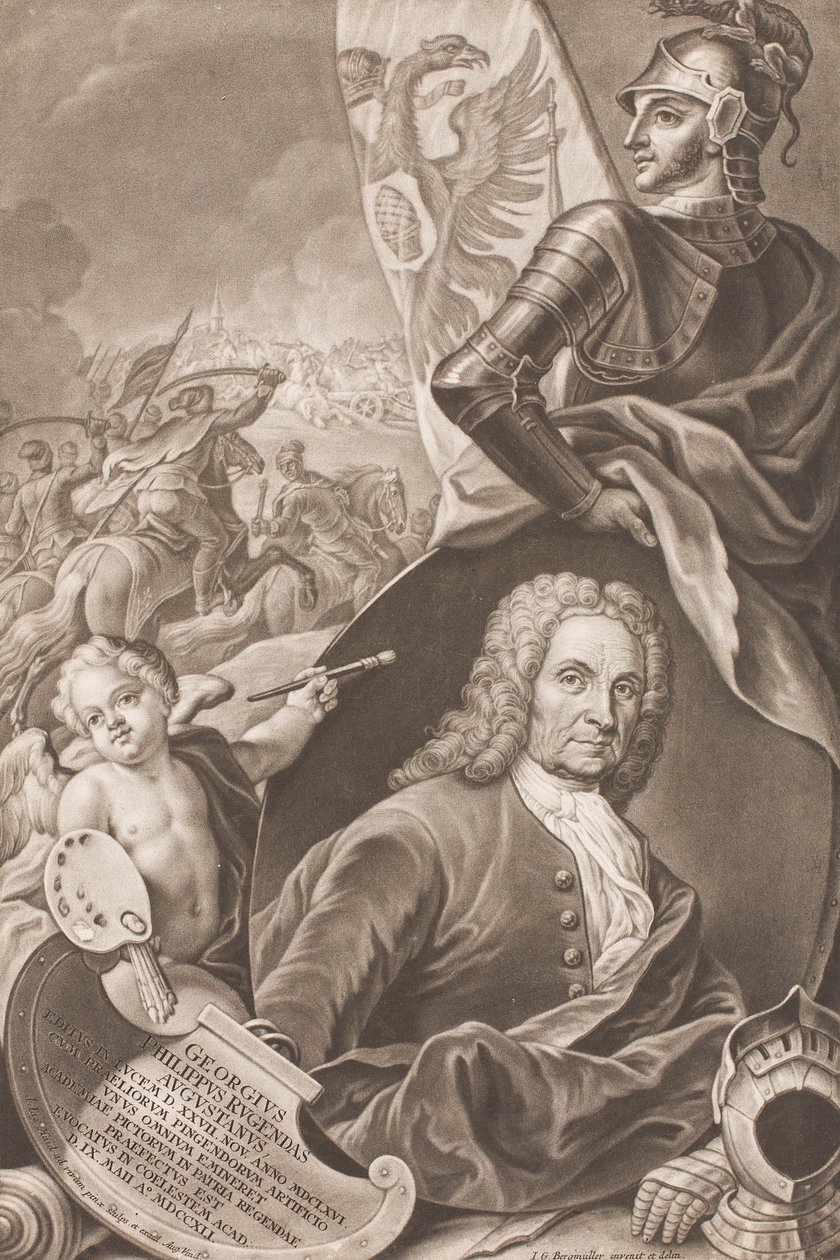 Portrait of Georg Philipp Rugendas by Johann Gottfried Haid