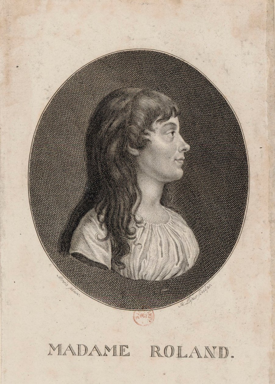 Madame Roland by Johann Heinrich Lips