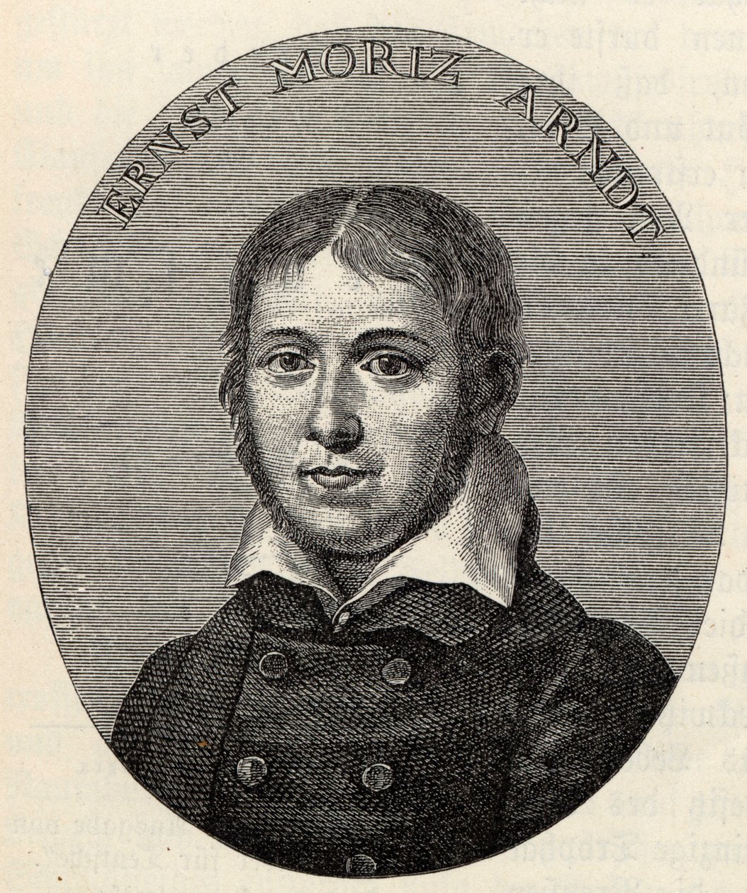 Portrait of Ernst Moritz Arndt by Johann Heinrich Lips