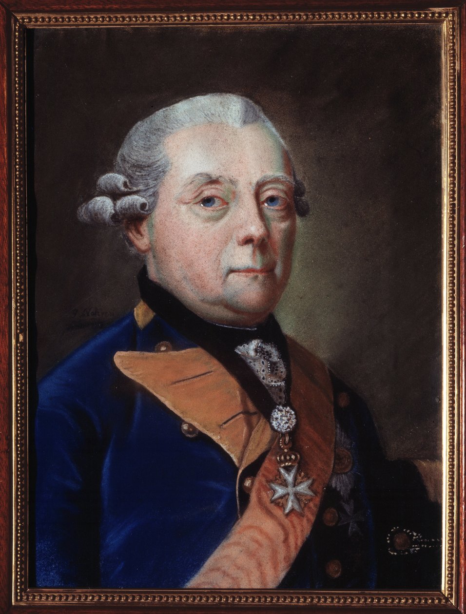 Portrait of Henry Frederick, Prince in Prussia, Margrave of Brandenburg Schwedt by Johann Heinrich Schmidt