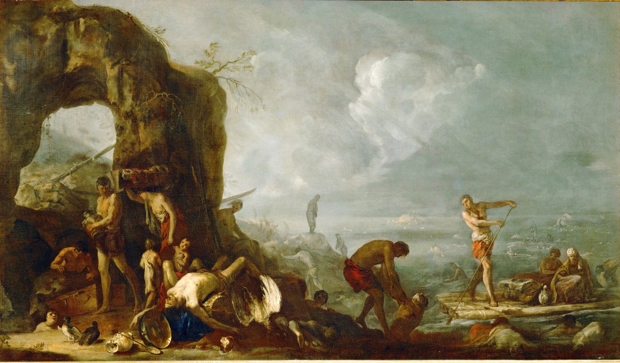 The Flood by Johann Heinrich Schonfeldt