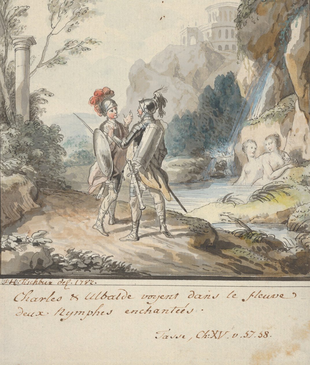 Carlo and Ubaldo Resisting the Enchantments of Armida