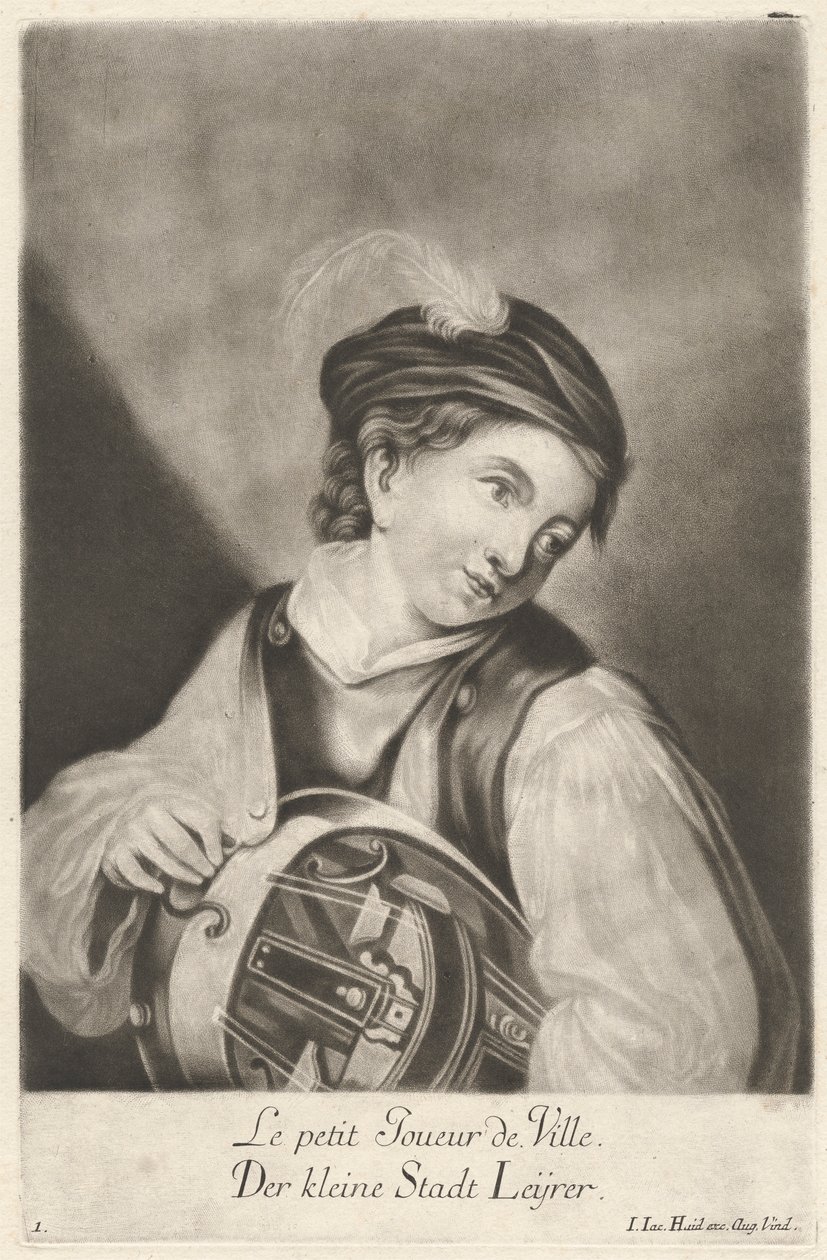 The Little City Player by Johann Jacobus Haid