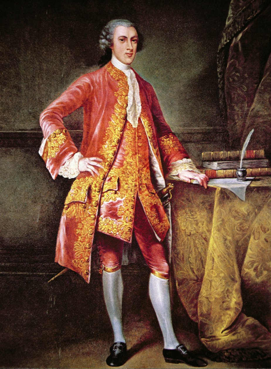 Portrait of Frederick Calvert by Johann Ludwig (after) Tietz