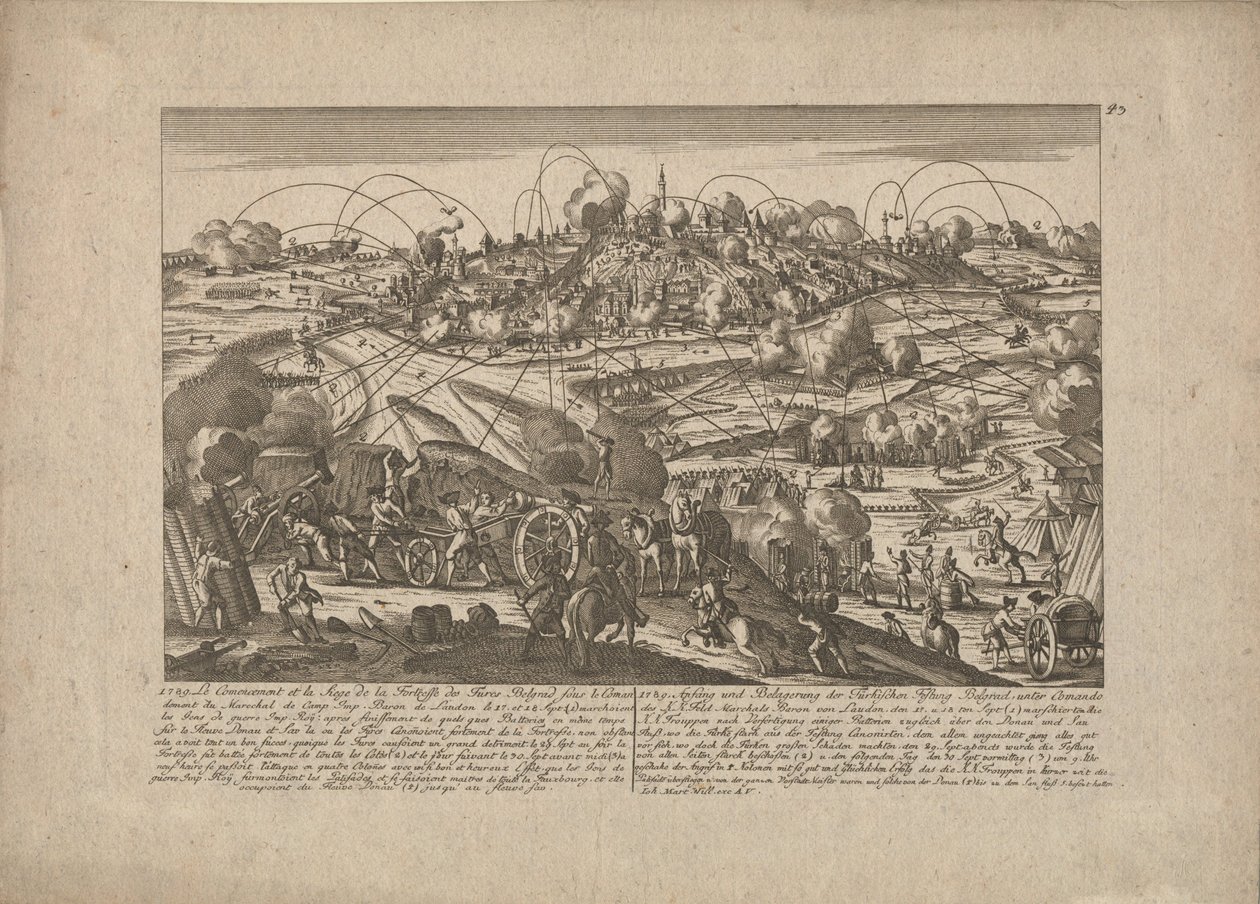 The Capture of Belgrade on October 8, 1789 by Johann Martin Will