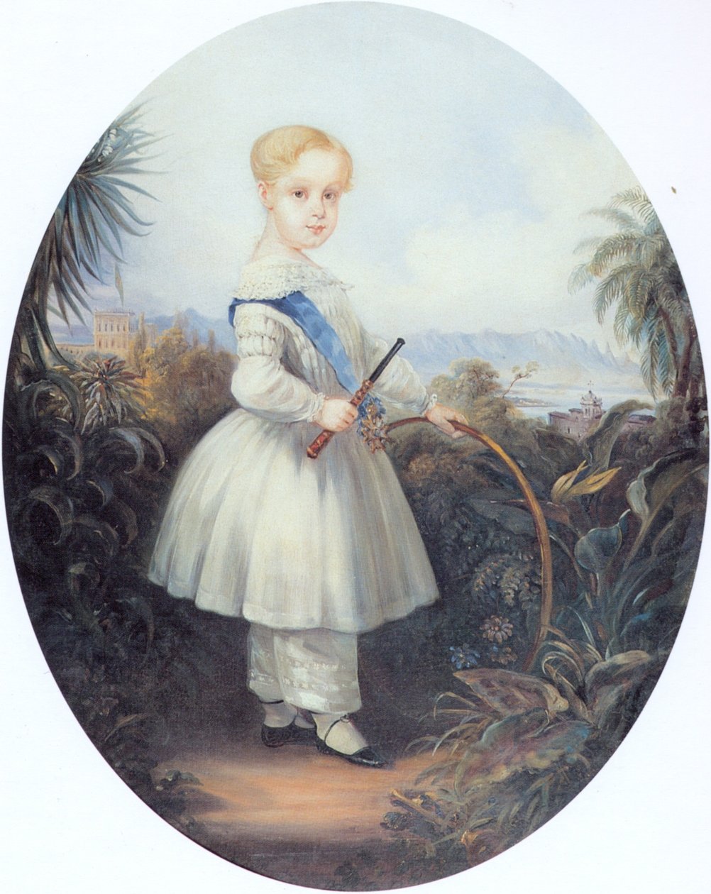 Afonso, Prince Imperial of Brazil, Eldest Son of Pedro II, 1846 by Johann Moritz Rugendas