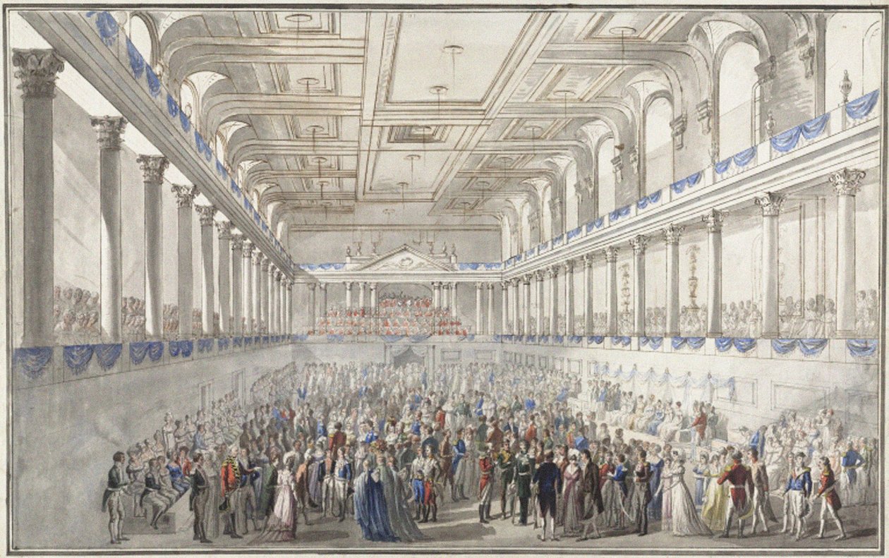 Redoute Paré During the Congress of Vienna on October 9, 1814 by Johann Nepomuk Hoechle