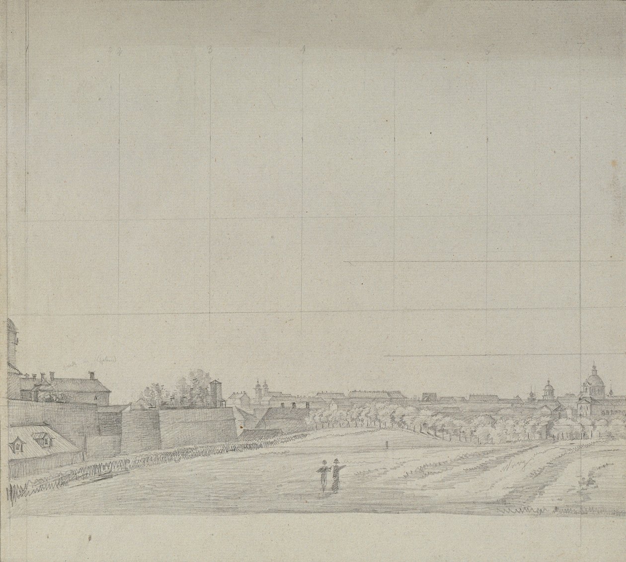 View from Vienna to the South by Johann Peter Krafft