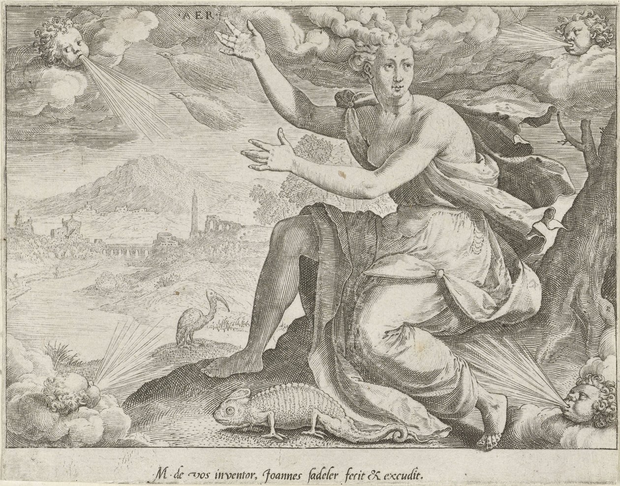 Air (The Four Elements) by Johann Sadeler (I)