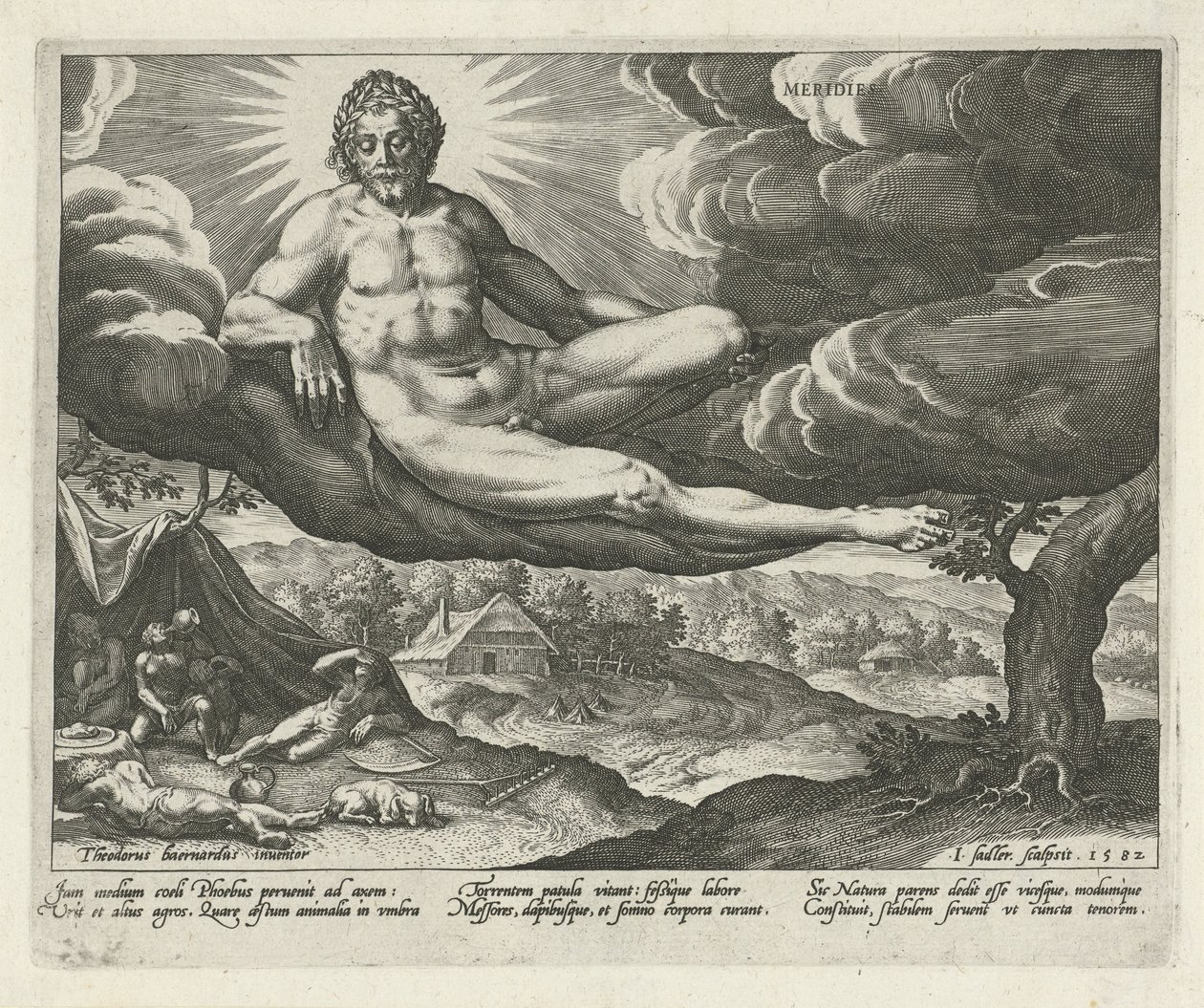 Noon by Johann Sadeler (I)