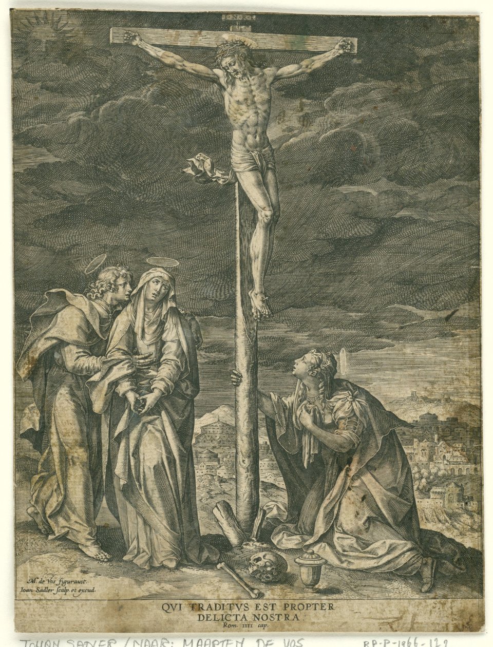 Christ on the Cross with Mary, John, and Mary Magdalene
