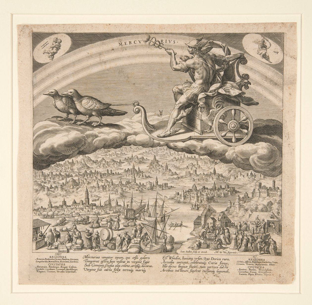 Mercury, from a series of the Seven Planets by Johann Sadeler I