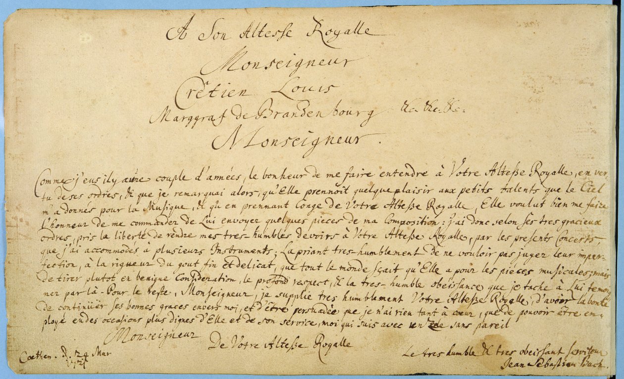 Handwritten Dedication of 