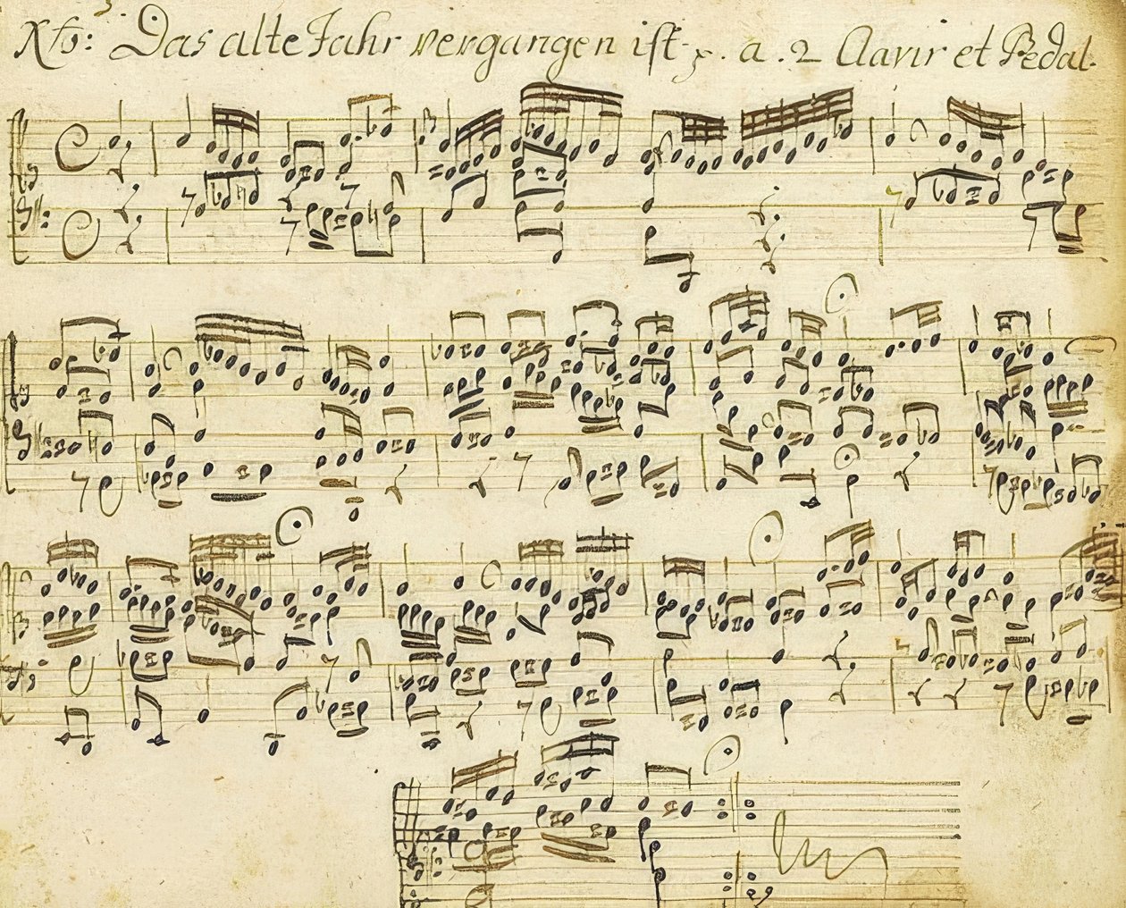 Organ Chorale Prelude. From the Little Organ Book. 1713-1716 by Johann Sebastian Bach