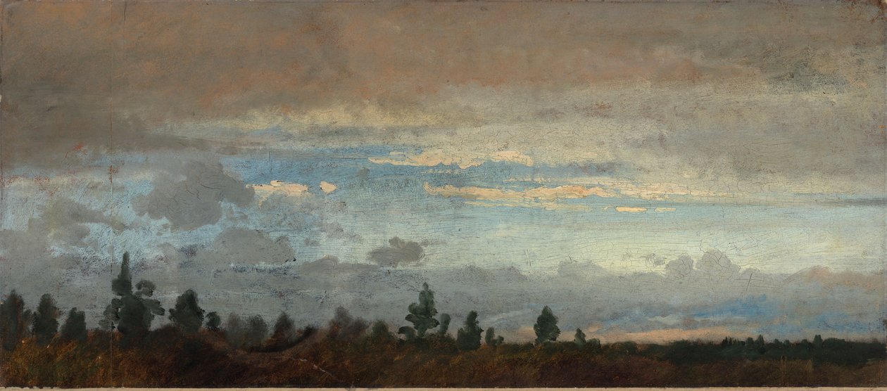 Cloudy Evening Sky by Johann Wilhelm Schirmer