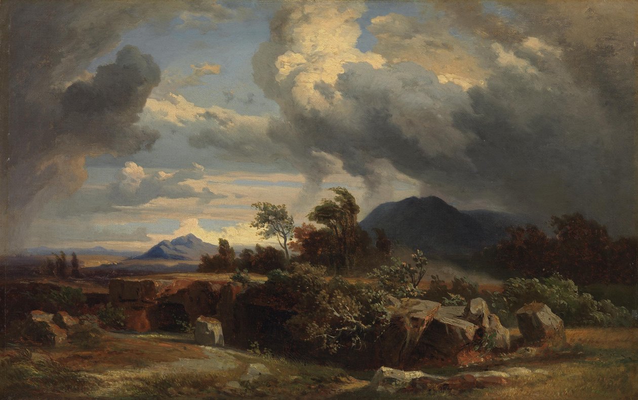 Stormy Evening by Johann Wilhelm Schirmer