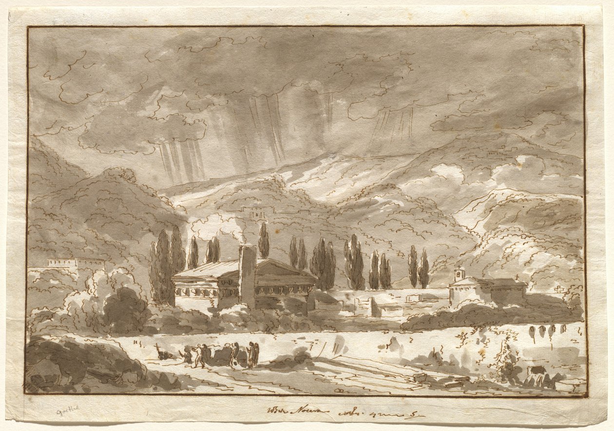 A Storm over the Mountains near Nocera by Johann Wolfgang von Goethe