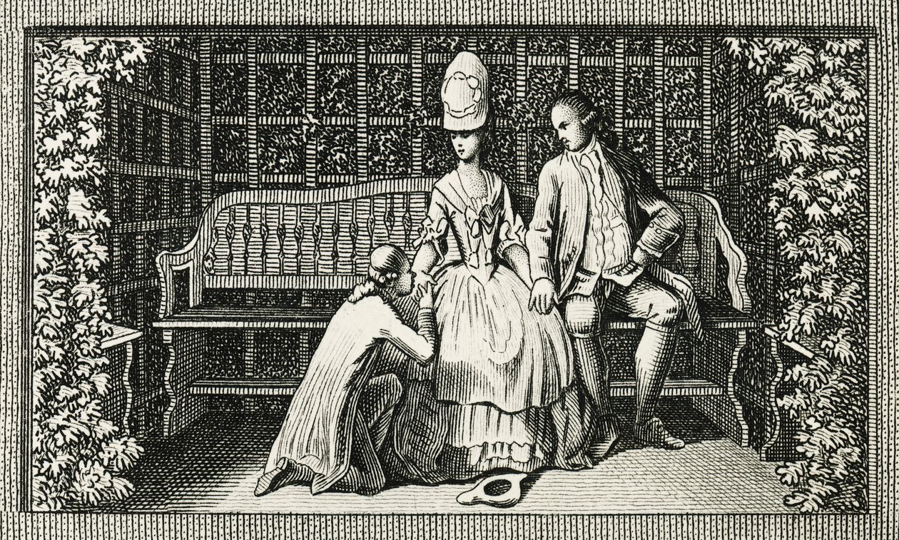 The Sorrows of Young Werther (engraving inspired by novel by Johann Wolfgang von Goethe) by Johann Wolfgang von Goethe