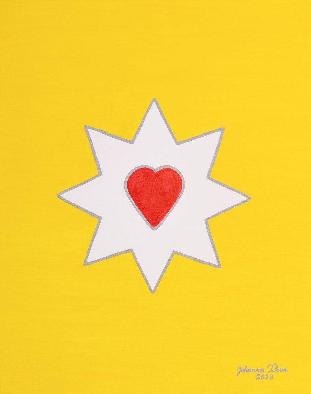 The Joy-Bringing Heart Love Star - Picture Without Quote by Johanna Thier