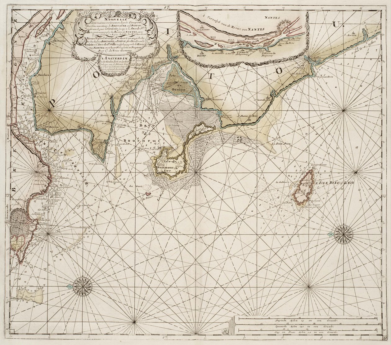 Mouth of the Loire by Johannes van Keulen