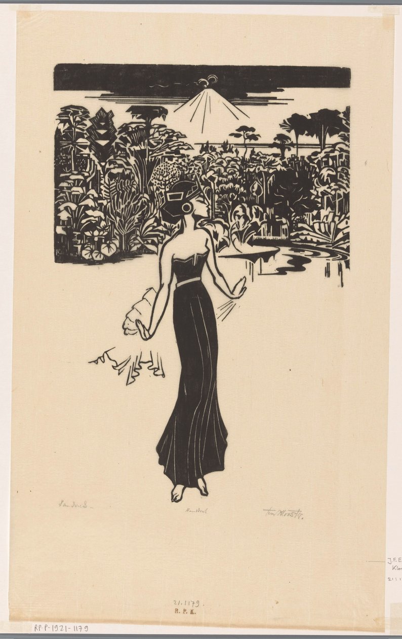 Dancer by Johannes Frederik Engelbert ten Klooster (signed by artist)
