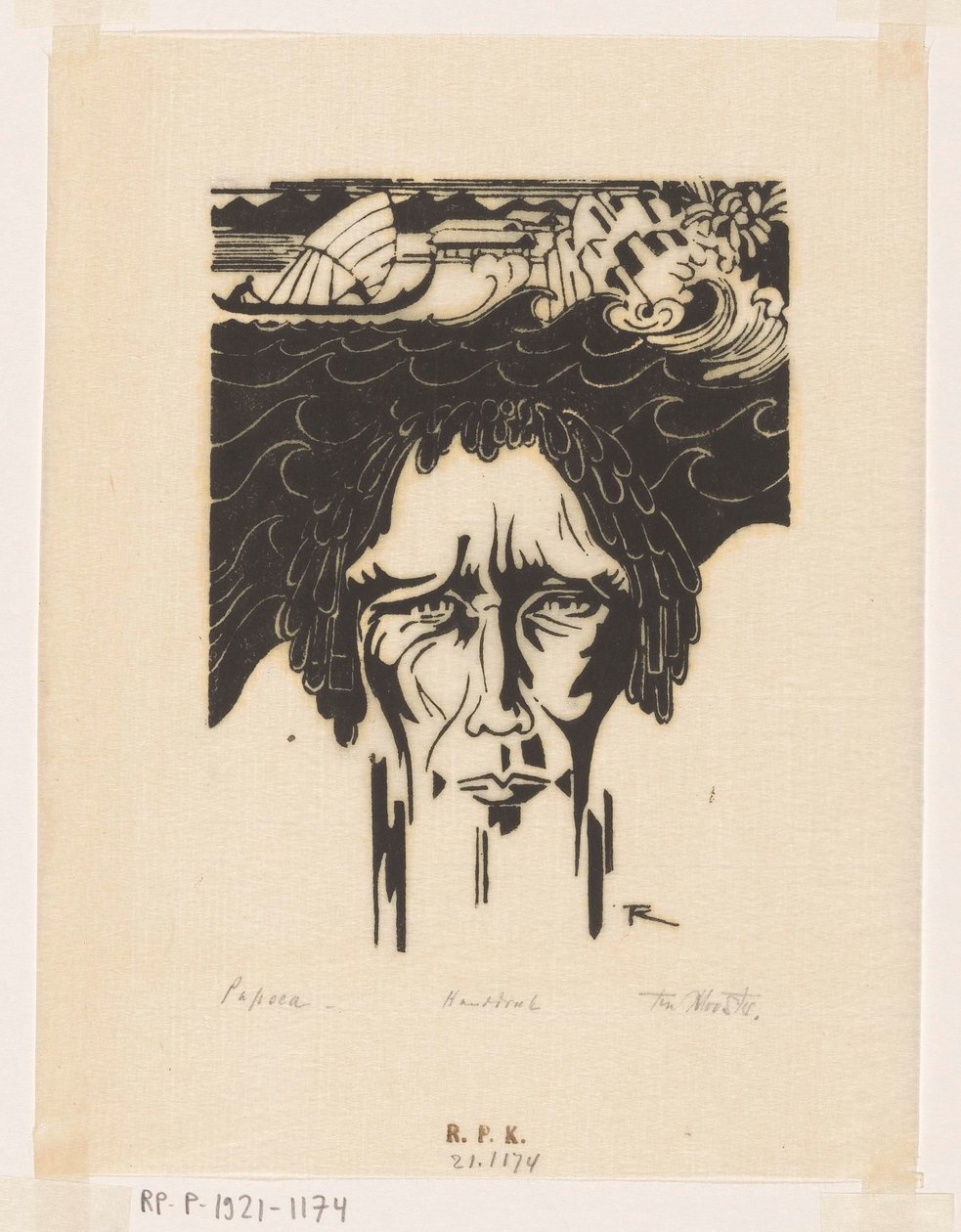 Papua by Johannes Frederik Engelbert ten Klooster (signed by artist)