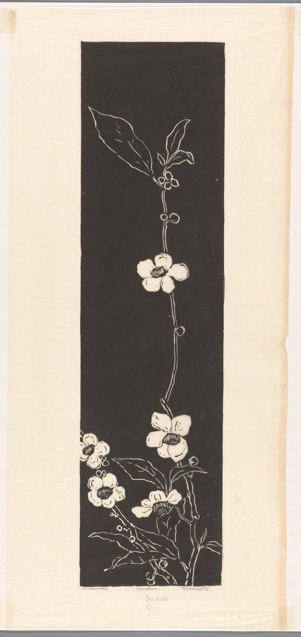 Tea Blossom by Johannes Frederik Engelbert ten Klooster (signed by artist)