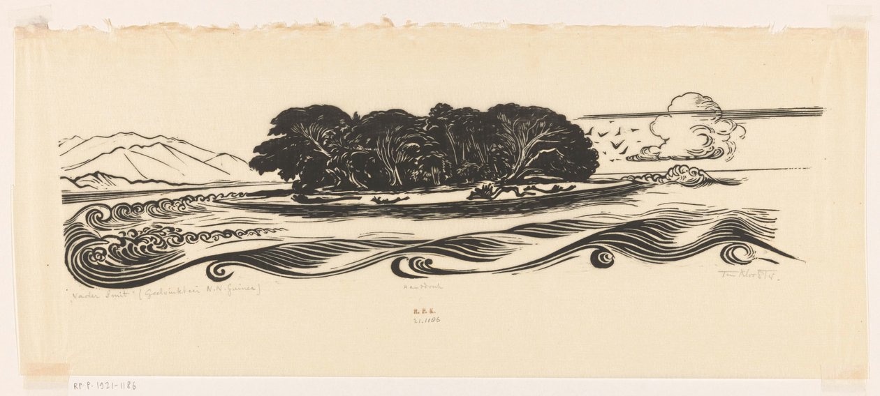 Father Smit, Geelvink Bay, Dutch New Guinea by Johannes Frederik Engelbert ten Klooster (signed by artist)