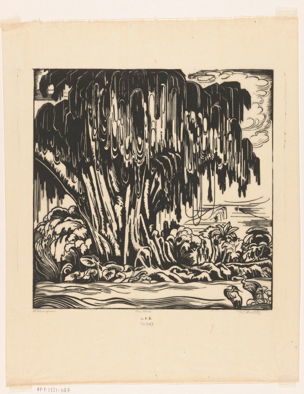Waringin by Johannes Frederik Engelbert ten Klooster (signed by artist)