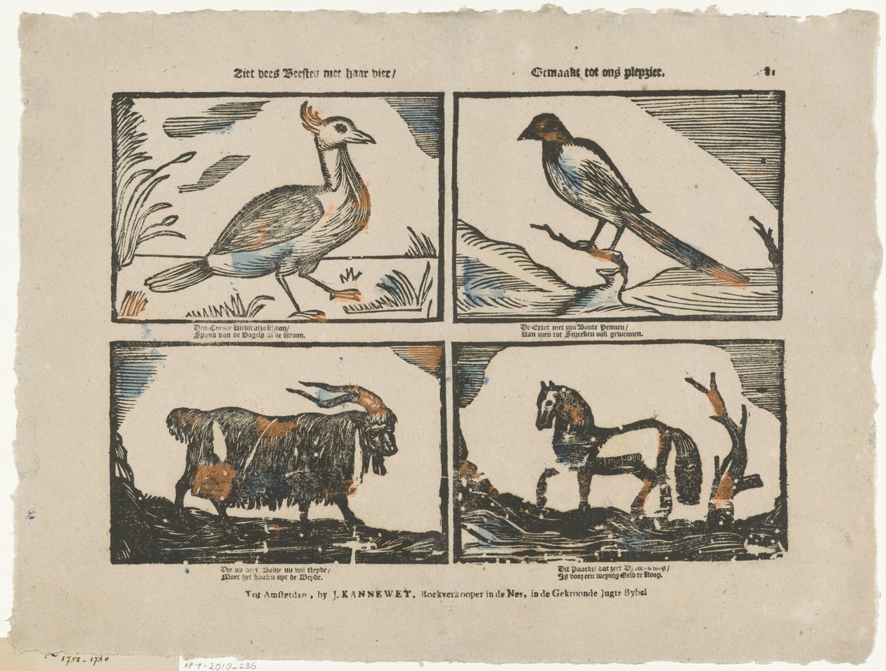 See These Beasts with Their Four / Made for Our Pleasure by Johannes Kannewet (II)