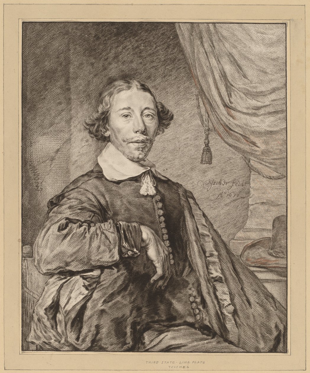 Portrait of a Seated Man by Johannes Kornlein