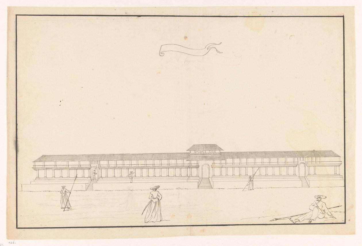 Palace of the King of Kandy by Johannes Rach (school of)