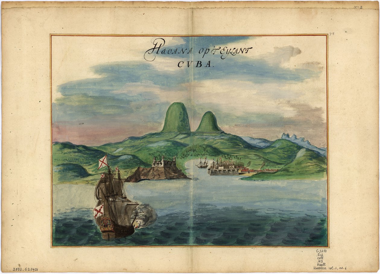 Havana on the Island of Cuba by Johannes Vingboons