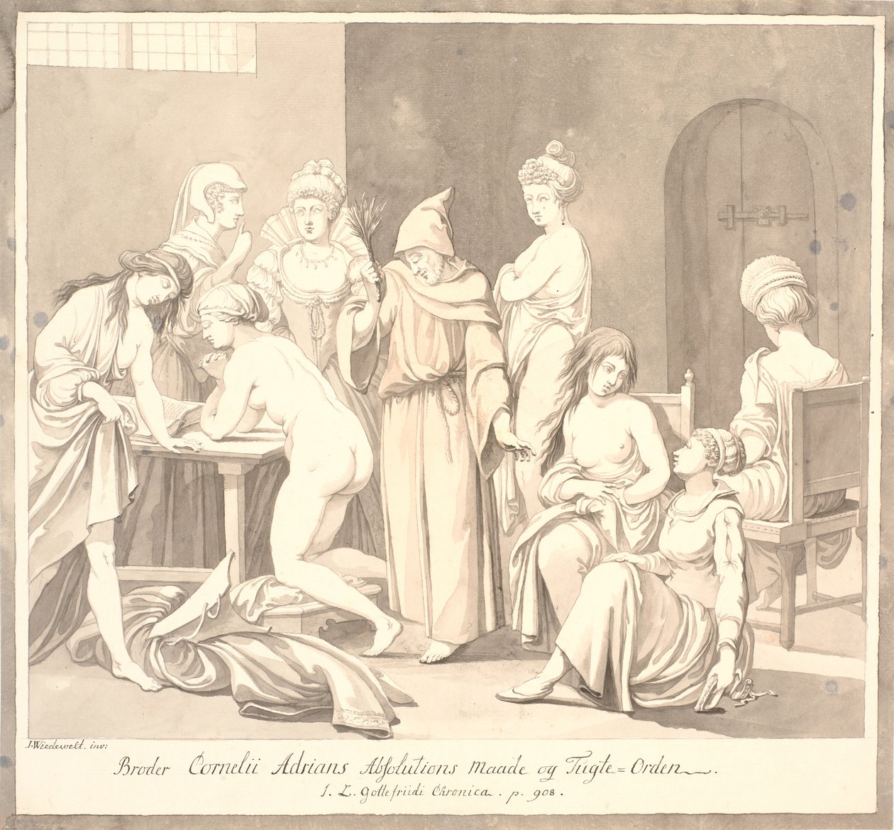 "Brother Cornelii Adrians Absolution Method and Discipline Order./ J.L. Gottefriidi Chronicle. p. 908." by Johannes Wiedewelt
