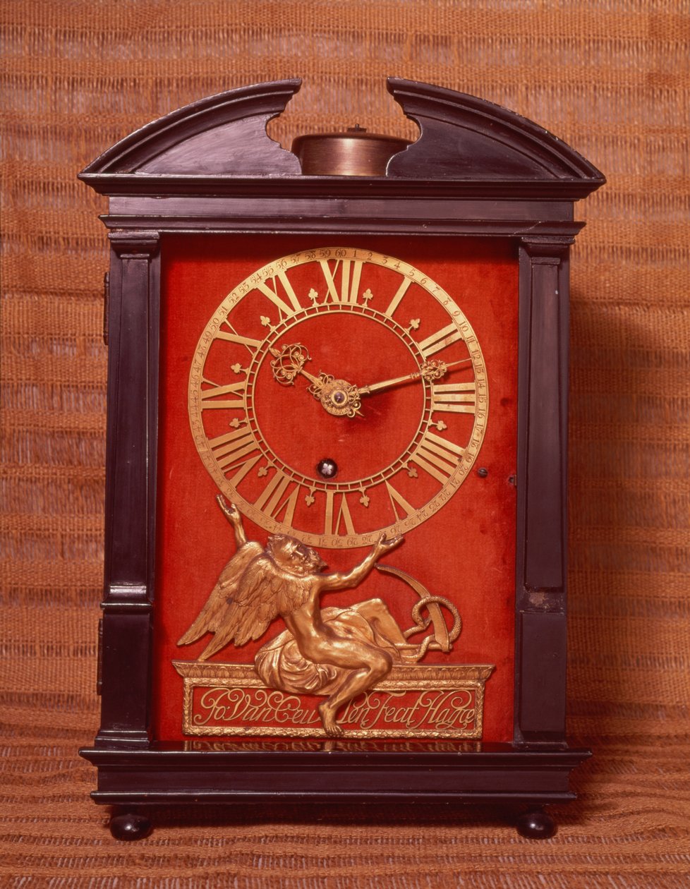 Early Weight Driven Pendulum Clock, Possibly Designed by Christian Huygens, c.1675 by Johannes van Ceulen