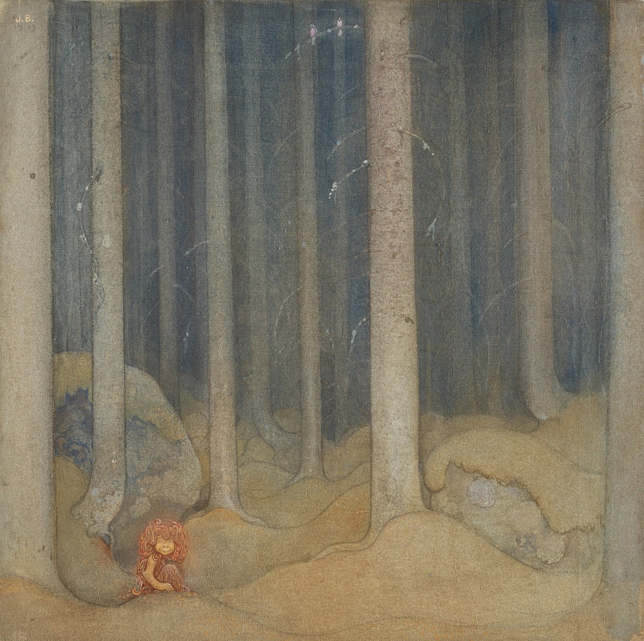 Humpe in the Woods by John Bauer