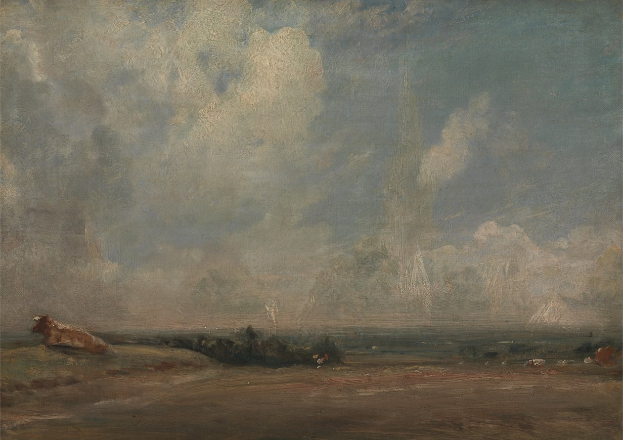 A View from Hampstead Heath by John Constable