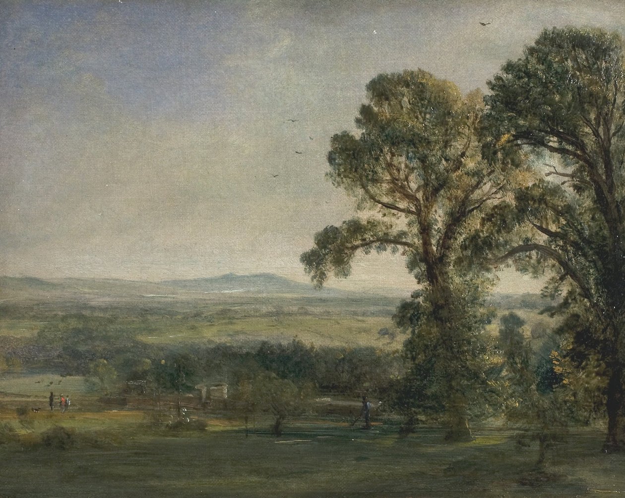 Bardon Hill, Coleorton Hall by John Constable