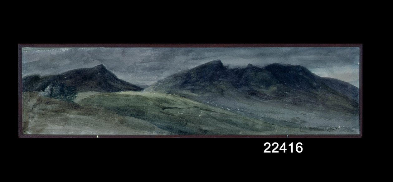 Saddleback and Part of Skiddaw, from Lonscale Fell, 21 September 1806 by John Constable