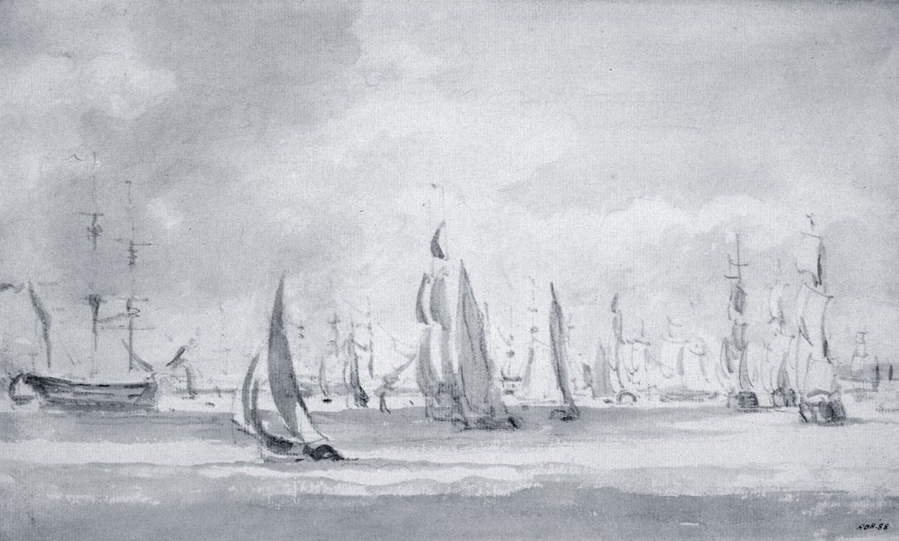 Shipping in the Thames by John Constable