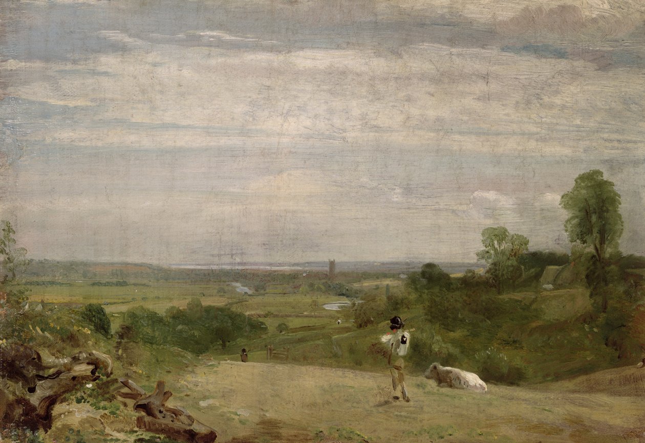 Summer Morning: Dedham from Langham by John Constable