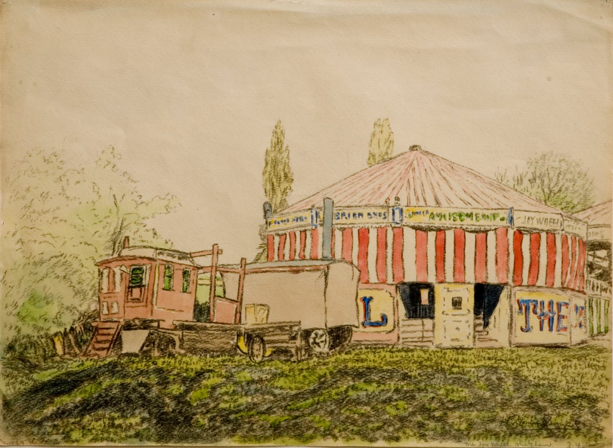 The Joy Wheel, Mitcham by John Doman Turner