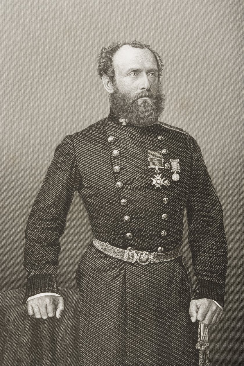 Charles Ash Windham (1810-70), K.C.B., Engraved by D.J. Pound from a Photograph from 