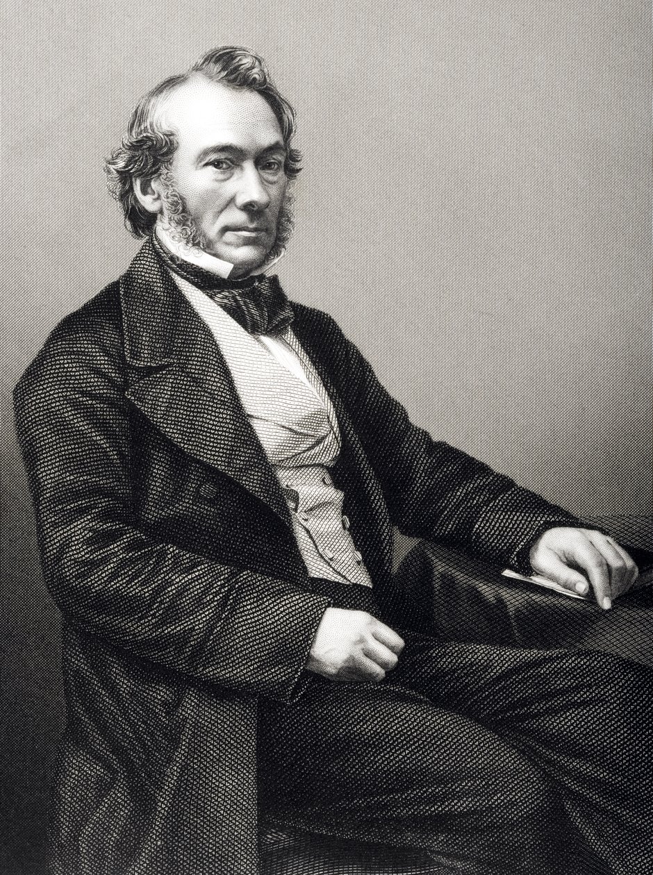 Richard Cobden engraved by D.J. Pound from a photograph, from 
