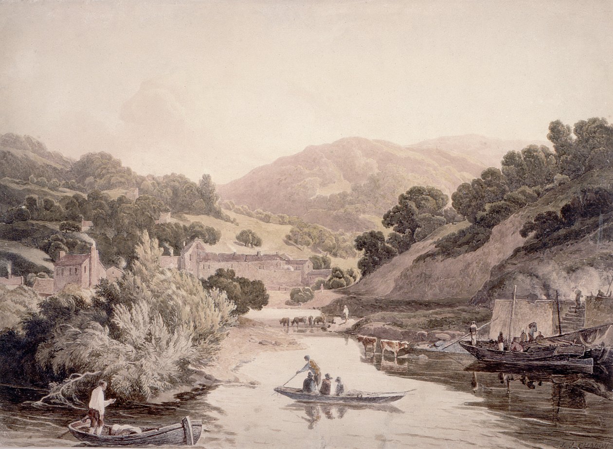River Scene in Devonshire by John James Chalon