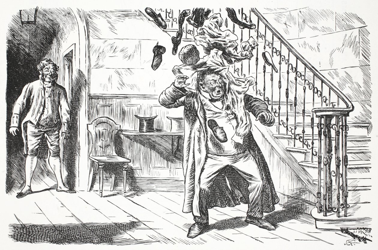 The unpopular husband by John Leech